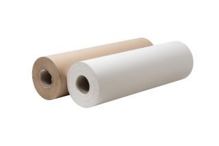 גליל נייר קרפט חום / לבן 70 גרם